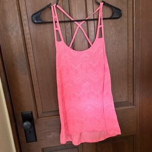 PINK Victoria's Secret Neon Pink Tank Top